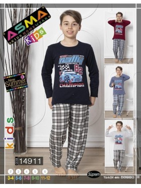 Piżama DZIECIĘCA tureckie, Size 3-12 lat,paczka 10szt,mix kolor