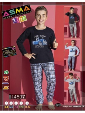 Piżama DZIECIĘCA tureckie, Size 3-12 lat,paczka 10szt,mix kolor