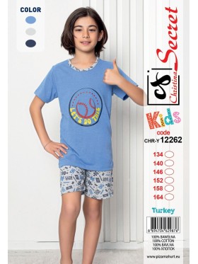 Piżama DZIECIĘCA tureckie, Size 134-164,paczka 12szt,mix kolor