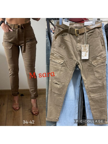 Jeansy damskie M'sara, size 34-42 paczka 10szt,