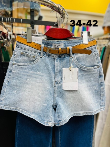 Spodenki jeansowe damskie , size 34-42 paczka 10szt,