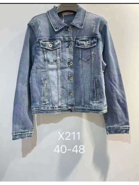 Kurtki Jeansowe damskie , size 40-48 paczka 10szt,