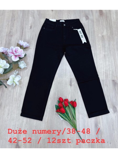 Jeansy damskie , size 38-52 paczka 12szt,