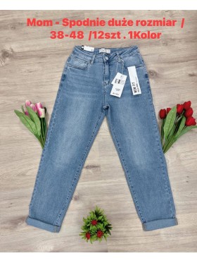 Jeansy damskie , size 38-48 paczka 12szt,