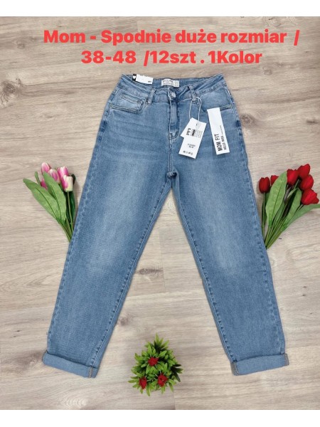 Jeansy damskie , size 38-48 paczka 12szt,