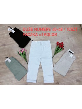 Spodenki jeansowe damskie , size 40-48 paczka 10szt,1 kolor