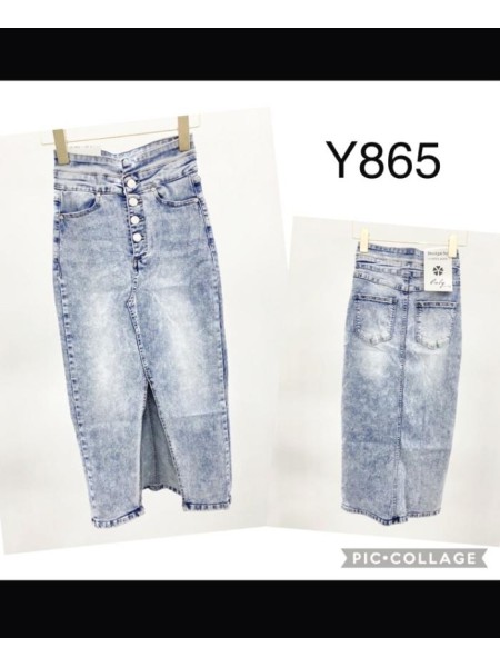 Spódnica długa Jeansowa damska , size xs-xl paczka 10szt,