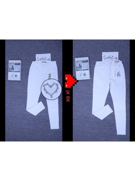 Jeansy damskie M'sara, size xs-xl paczka 10szt,