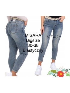 Jeansy damskie M'sara, size 30-38 paczka 10szt,