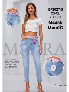 Jeansy damskie M'sara, size xs-xl paczka 12szt,