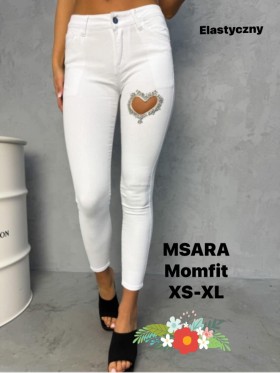 Jeansy damskie M'sara, size xs-xl paczka 10szt,