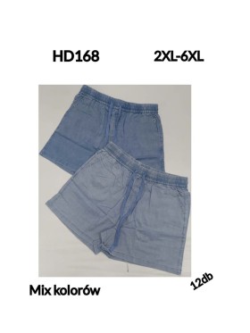Spodenki jeansowe damskie , size 2-6xl, paczka 12szt,mix kolor