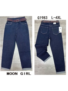 Jeansy damskie M'sara, size l-4xl paczka 10szt,