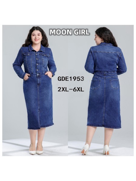 Sukienki Jeansowe damskie , size 2-6xl paczka 10szt,