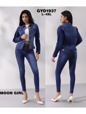 Kurtki Jeansowe damskie , size l-4xl paczka 10szt,