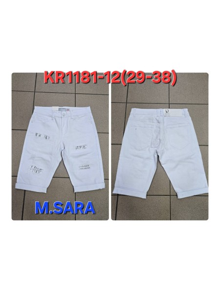 Spodenki JEANSOWE MĘSKA , Size 29-38,paczka 10szt,1kolor