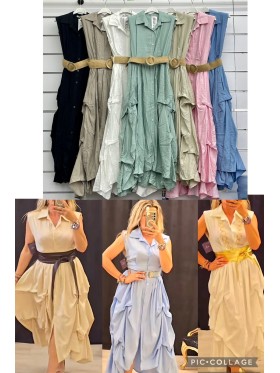 Sukienki damskie wloskie, Size uni ,paczka 6szt,mix kolor