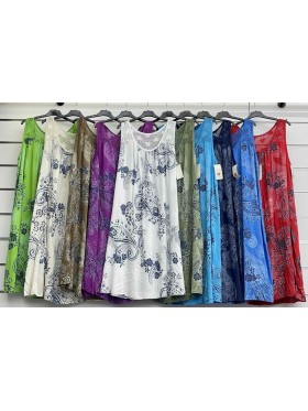 Sukienki damskie wloskie, Size uni ,paczka 6szt,mix kolor
