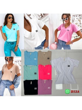 Bluzki damskie  , size uni paczka 6szt,mix kolor