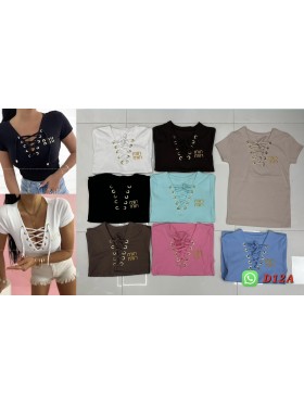 Bluzki damskie  , size uni paczka 6szt,mix kolor