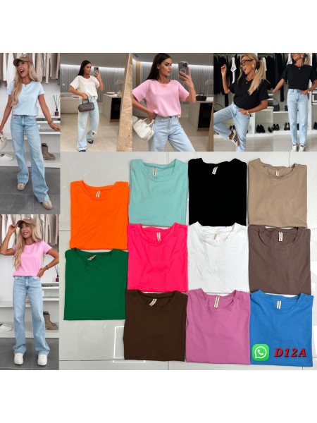 Bluzki damskie  , size uni paczka 6szt,mix kolor