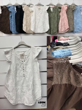 Bluzki damskie  , size uni paczka 6szt,mix kolor