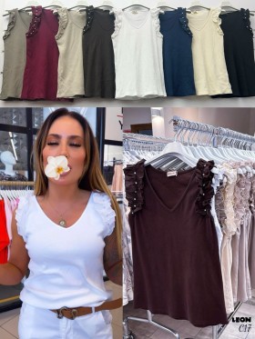 Bluzki damskie  , size uni paczka 6szt,mix kolor