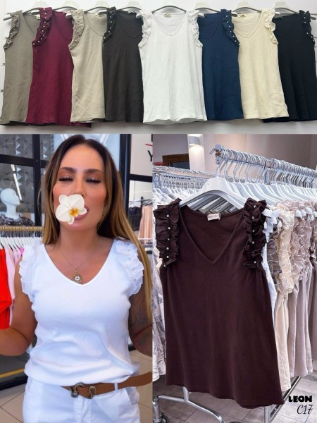 Bluzki damskie  , size uni paczka 6szt,mix kolor