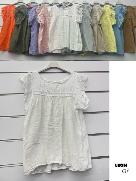 Bluzki damskie  , size uni paczka 6szt,mix kolor