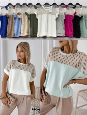 Bluzki damskie  , size uni paczka 6szt,mix kolor