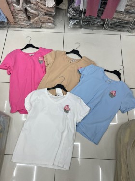 Bluzki damskie Tureckie , size uni paczka 10szt,mix kolor