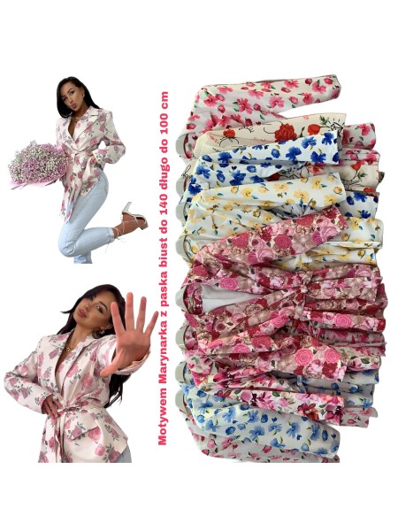 Marynarki biust do 140 długo 100 cm damskie Włoskie, size uni paczka 6szt,mix  kolor