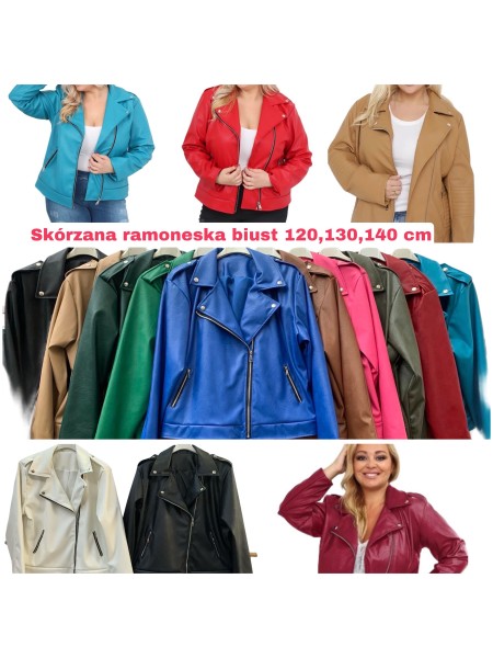 Kurtki biust 120,130,140 cm damskie Włoskie, size uni paczka 6szt,mix  kolor
