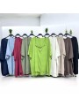 Bluzki Biust do 140cm, długość 72cm damskie Włoskie, size uni paczka 6szt,mix  kolor