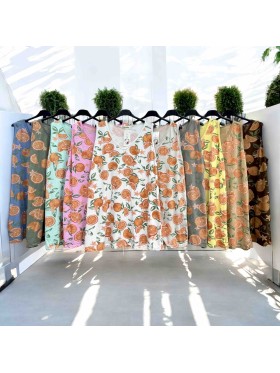 Bluzki Biust do 150cm, długość 75cm damskie Włoskie, size uni paczka 6szt,mix  kolor
