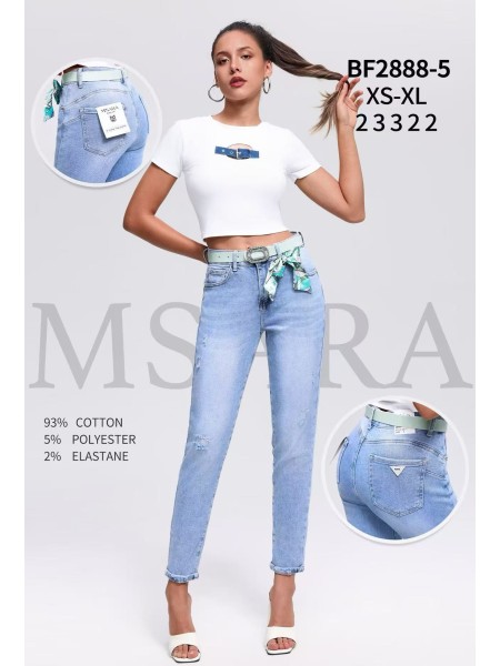 Jeansy damskie M'sara, size xs-xl paczka 12szt,