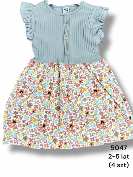 Sukienka DZIECIĘCA , Size 2-5 lat,paczka 4szt,1kolor