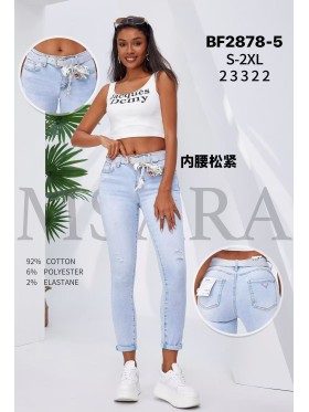 Jeansy damskie M'sara, size s-2xl paczka 12szt,