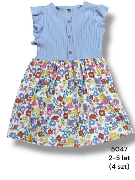 Sukienka DZIECIĘCA , Size 2-5 lat,paczka 4szt,1kolor