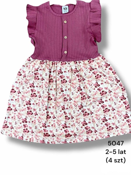 Sukienka DZIECIĘCA , Size 2-5 lat,paczka 4szt,1kolor