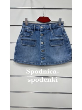 Spódnica krótka jeansowa damska , size XS-XL paczka 10szt,