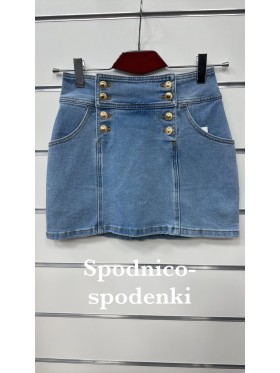 Spódnica krótka jeansowa damska , size XS-XL paczka 10szt,