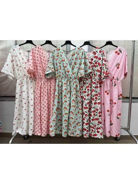 Sukienki damskie wloskie, Size uni ,paczka 6szt,mix kolor