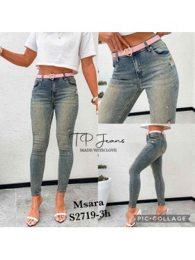 Jeansy damskie M'sara, size xs-xl paczka 10szt,