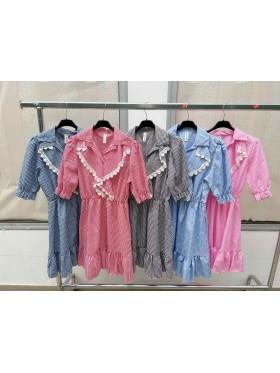Sukienki damskie wloskie, Size uni ,paczka 6szt,mix kolor