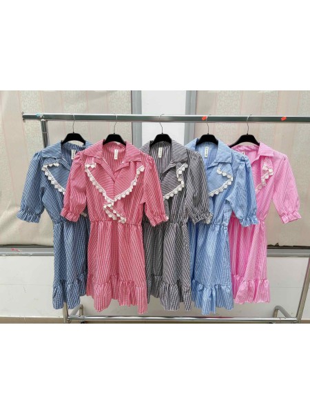 Sukienki damskie wloskie, Size uni ,paczka 6szt,mix kolor