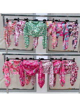Bluzki damskie wloskie, Size uni ,paczka 6szt,mix kolor