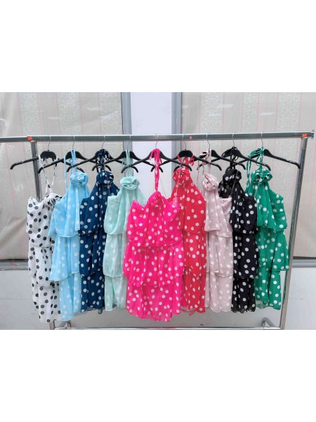 Sukienki damskie wloskie, Size uni ,paczka 6szt,mix kolor