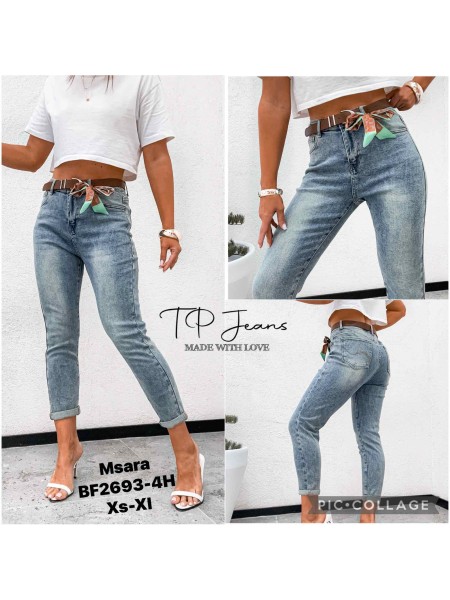 Jeansy damskie M'sara, size xs-xl paczka 12szt,