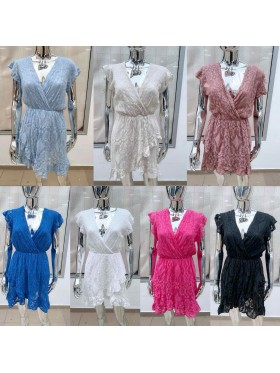 Sukienki damskie wloskie, Size uni ,paczka 6szt,mix kolor